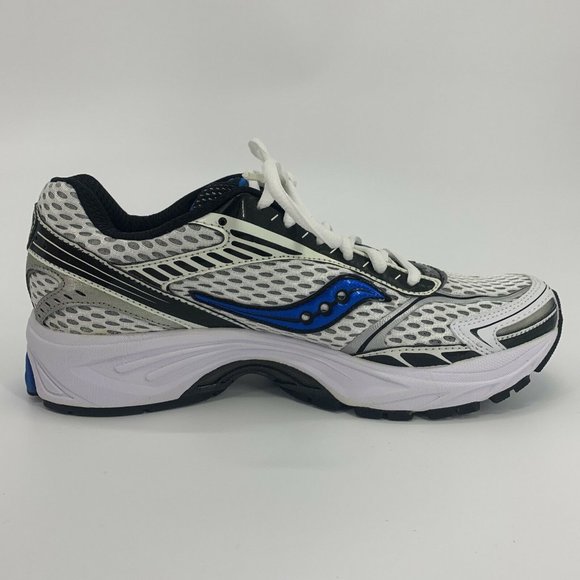 Men's Saucony ProGrid Ride 2 Running Shoes White/Royal/Black Size 8 New 20040-1 - Picture 2 of 12